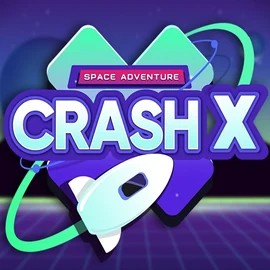 Official Casino Games logo: Crash X by Turbo Games at Spinstein Casino