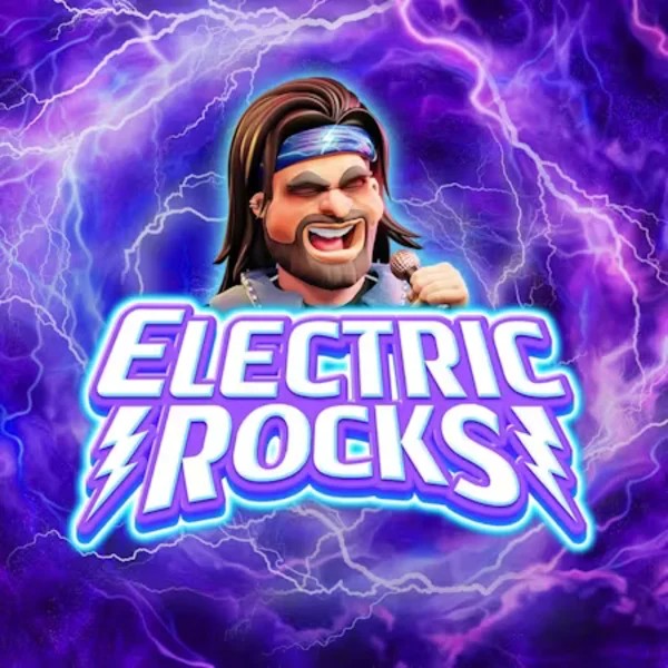 Electric Rocks by Inspired Gaming, showcased at spinsteins.de – game logo