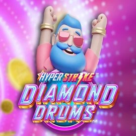 Slots logo of Hyper Strike Diamond Drums from Gameburger Studios at Spinstein Casino