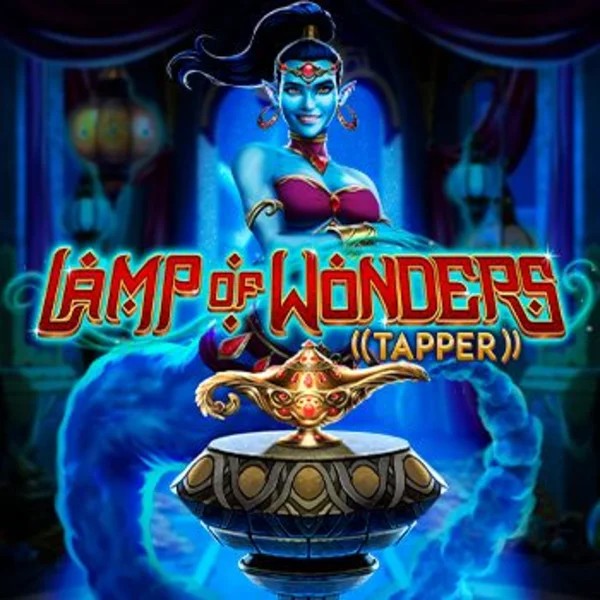 Lamp Of Wonders Tapper slot logo by Greentube at Spinstein Casino