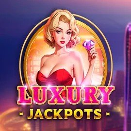 Luxury Jackpots online game logo by Triple Cherry on spinsteins.de