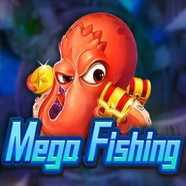 Mega Fishing online game logo by TaDa Gaming on spinsteins.de