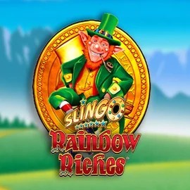 Slingo Rainbow Riches logo by Gaming Realms Spinstein Casino
