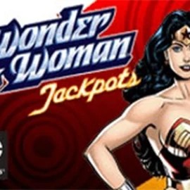 Wonder Woman Jackpots game by Amaya – logo hosted on Spinstein Casino